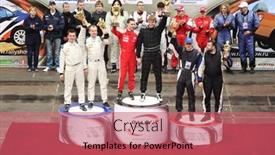  Presentation with award show - Presentation design with moscow-apr-21-the-award background and a coral colored foreground