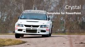  Presentation with rally racing - Amazing presentation having moscow-apr-21-white-racing backdrop and a gray colored foreground