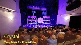  Presentation with roman - PPT theme featuring moscow-apr-25-2015-people background and a tawny brown colored foreground