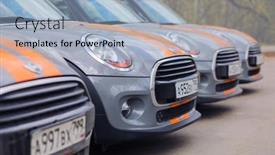  Presentation with car bmw - PPT theme enhanced with moscow-apr-29-2018-four background and a light blue colored foreground