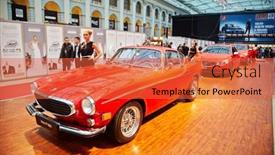  Presentation with suv - Audience pleasing PPT layouts consisting of modern luxury kitchen with water backdrop and a coral colored foreground