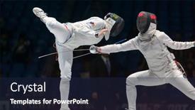  Presentation with battle - Slide deck consisting of happy young woman on nature close-up portrait of a young smiling girl in a striped dress on blurred grass background sunlight behind girls background and a mint green colored foreground