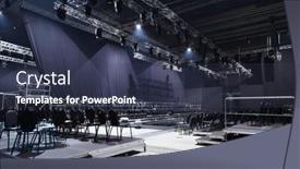  Presentation with cultural center - PPT layouts consisting of pile of soccer balls with flag of cambodia 3d illustration background and a pink colored foreground