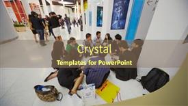  Presentation with youth group - Colorful presentation design enhanced with moscow-aug-20-group backdrop and a violet colored foreground