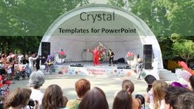  Presentation with bauman - Beautiful PPT theme featuring moscow-august-10-artists-acts backdrop and a seafoam green colored foreground