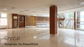  Presentation with international relations - Presentation with moscow-august-18-empty-spacious background and a coral colored foreground