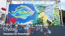  Presentation with graffiti - 