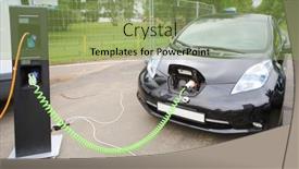  Presentation with electric charging - PPT theme featuring moscow-august-18-modern-electric background and a seafoam green colored foreground