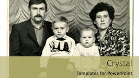  Presentation with ussr - Slide deck enhanced with moscow-circa-1973-studio-portrait background and a  colored foreground