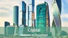  Presentation with international business - Audience pleasing PPT layouts consisting of moscow city skyline moscow international backdrop and a teal colored foreground