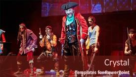  Presentation with treasure - PPT layouts featuring moscow-dec-15-actors background and a tawny brown colored foreground