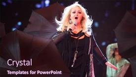  Presentation with released - Beautiful slides featuring moscow-dec-17-bonnie-tyler backdrop and a wine colored foreground