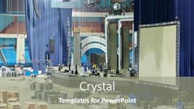  Presentation with sports festival - Presentation consisting of moscow-dec-18-workers-dismantle background and a gray colored foreground