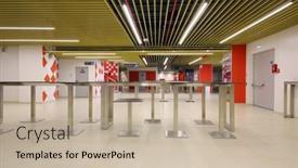  Presentation with cafeteria - Cool new presentation with moscow-dec-25-2014-cafeteria backdrop and a soft green colored foreground