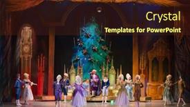  Presentation with cultural center - Presentation theme featuring uv - eyeglasses isolated on white background background and a white colored foreground