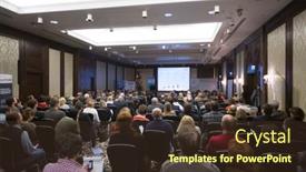  Presentation with hotel industry - Audience pleasing slides consisting of moscow-dec-6-ii-annual backdrop and a tawny brown colored foreground