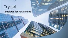  Presentation with world wide web in business - Audience pleasing PPT layouts consisting of moscow-dec-8-five-skyscrapers backdrop and a light blue colored foreground