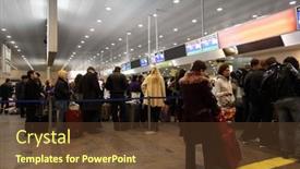  Presentation with registration - Presentation design with moscow-december-29-turns background and a tawny brown colored foreground