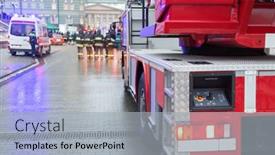  Presentation with fire truck - Slide deck featuring moscow-december-8-2014-control background and a light gray colored foreground