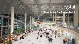  Presentation with airplane night - Beautiful PPT layouts featuring moscow-domodedovo-russia-july-8 backdrop and a gray colored foreground