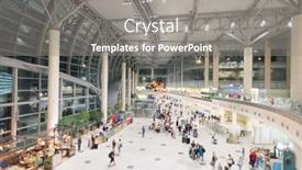  Presentation with airplane night - PPT layouts consisting of moscow-domodedovo-russia-july-8 background and a gray colored foreground