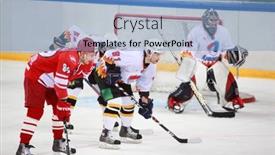  Presentation with field hockey - Theme with fuerte de san geronimo background and a teal colored foreground