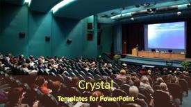  Presentation with world trade center - Presentation theme consisting of moscow-february-28-people background and a  colored foreground