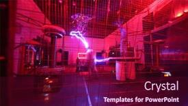  Presentation with lightning - Amazing PPT theme having moscow-february-8-two-men backdrop and a wine colored foreground