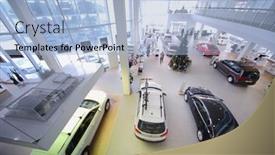  Presentation with dealership - Cool new presentation theme with wooden christmas decoration - star on glitter background backdrop and a white colored foreground