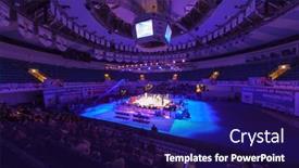  Presentation with boxing fight - Audience pleasing PPT theme consisting of moscow-jan-13-fight backdrop and a navy blue colored foreground