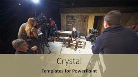  Presentation with actor - Theme having moscow-jan-18-actor-dmitry background and a coral colored foreground