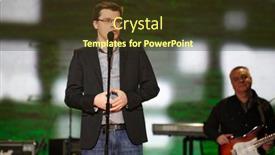  Presentation with theater award - Beautiful theme featuring moscow-jan-23-resident backdrop and a tawny brown colored foreground