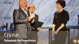  Presentation with president - PPT layouts with moscow-jan-23-soviet-union background and a gray colored foreground