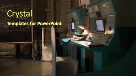  Presentation with war room - Beautiful presentation theme featuring moscow-jan-6-2018-radio backdrop and a tawny brown colored foreground