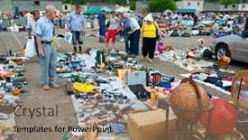  Presentation with flea - Cool new theme with moscow-july-7-weekend-flea backdrop and a coral colored foreground