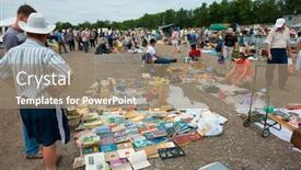  Presentation with cheap - Amazing presentation theme having moscow-july-7-weekend-flea backdrop and a coral colored foreground