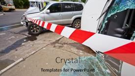  Presentation with intersection - PPT layouts enhanced with moscow-jun-4-serious-car background and a coral colored foreground