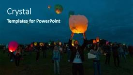  Presentation with release - PPT theme with moscow-june-1-young-people background and a ocean colored foreground