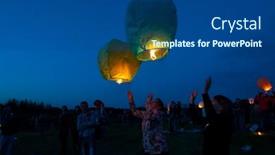  Presentation with release - Colorful slide set enhanced with moscow-june-1-young-people backdrop and a ocean colored foreground