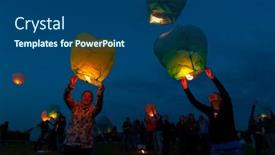  Presentation with release - Slide deck having moscow-june-1-young-people background and a ocean colored foreground