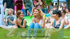  Presentation with jazz - PPT layouts with moscow-june-15-people-attend background and a seafoam green colored foreground