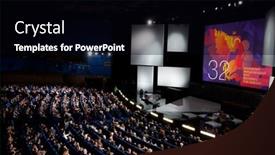  Presentation with cinema - Beautiful theme featuring moscow-june-17-opening backdrop and a black colored foreground