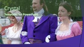  Presentation with vintage women - Cool new slide deck with moscow-june-2015-men backdrop and a  colored foreground