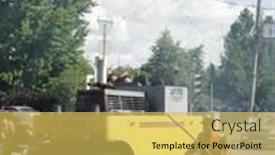  Presentation with road repair - Presentation theme featuring moscow-june-22-brigade background and a yellow colored foreground