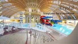  Presentation with slides - Colorful PPT theme enhanced with moscow-june-24-stairs-swimming backdrop and a  colored foreground