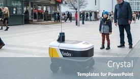  Presentation with autonomous driving - Slide set enhanced with moscow-june-26-2021-modern background and a gray colored foreground