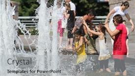  Presentation with temperature - Slides featuring moscow-june-26-anomalous-heatwave background and a  colored foreground