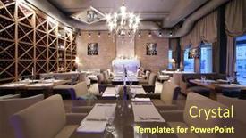  Presentation with blackberry - Beautiful presentation design featuring moscow-june-28-empty-hall backdrop and a tawny brown colored foreground