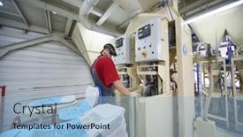  Presentation with shaft - Audience pleasing PPT layouts consisting of moscow-june-5-man-work backdrop and a light blue colored foreground