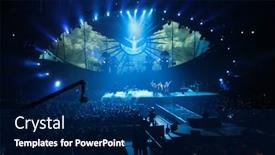  Presentation with sports performance - Audience pleasing slides consisting of moscow-june-6-crowds-watch backdrop and a navy blue colored foreground